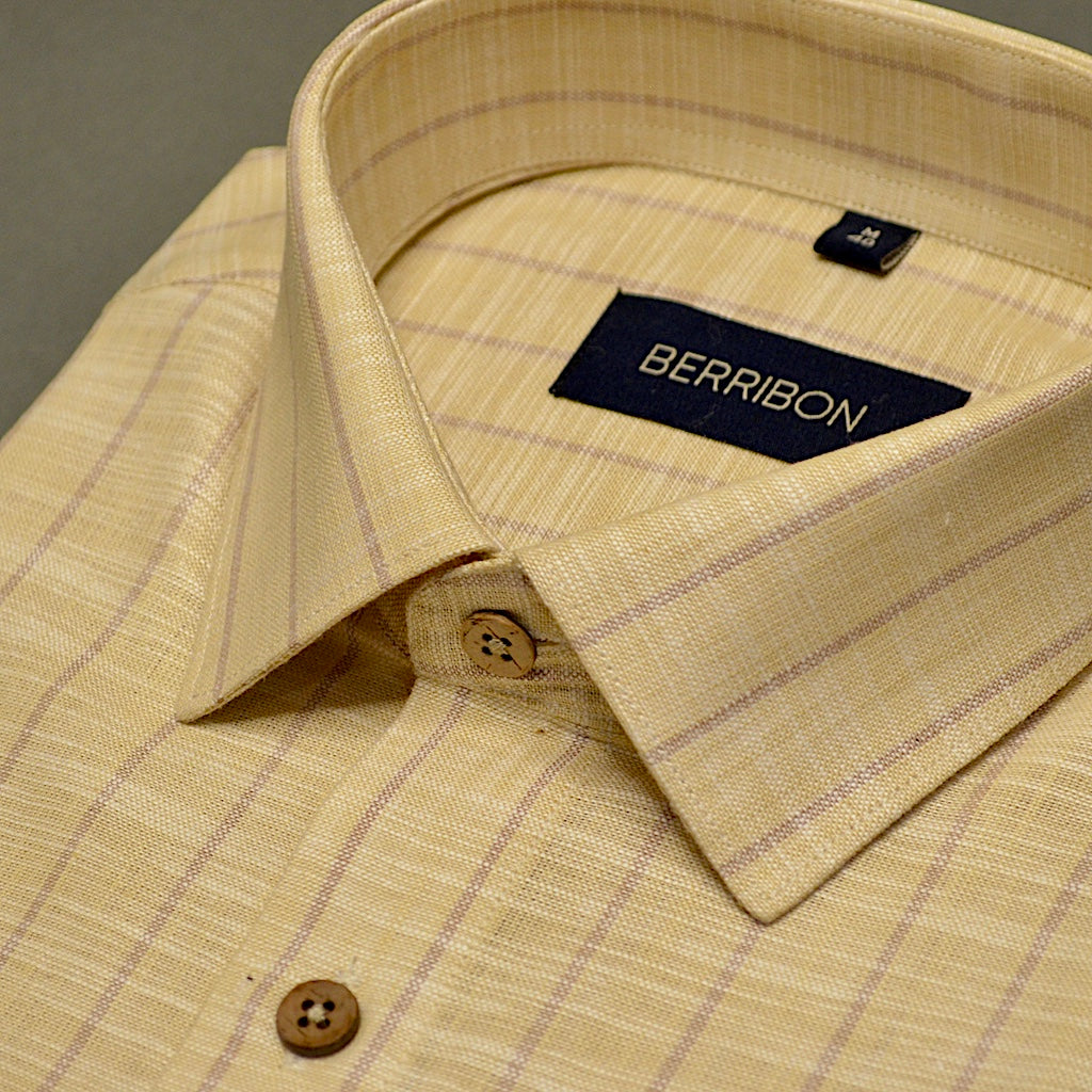 Sunflare - Striped Linen Shirt